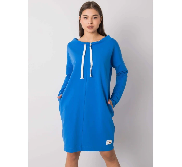 Šaty RV SK model 16162001 tmavě modrá - FPrice Šaty RV SK model 16162001 tmavě modrá - FPrice