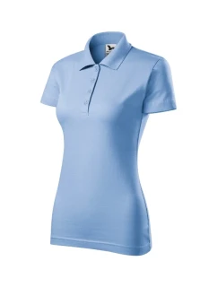 Single J. dámske polo tričko sky blue