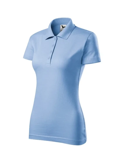 Single J. dámske polo tričko sky blue