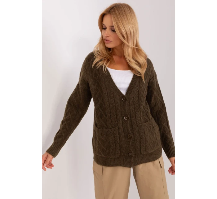 Sveter na zapínanie model 186746 AT Sveter na zapínanie model 186746 AT