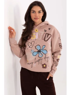 Mikina s kapucňou model 218218 Podúroveň