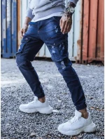 Pánské modré kalhoty Dstreet model 21963279 - FashionStreet