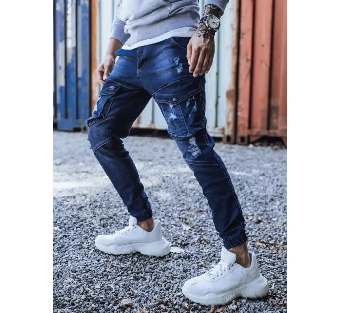 Pánské modré kalhoty Dstreet model 21963279 - FashionStreet