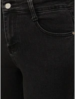 Jeansy damskie mom fit z wysokim stanem czarne FashionStreet ZY3115 Jeansy damskie mom fit z wysokim stanem czarne FashionStreet ZY3115