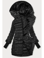 Černá dámská bunda s stahovacími lemy model 21402434 - MINORITY