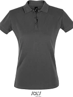 SOL'S Perfect Women Dámske piqué polo 25.1135 tmavošedé