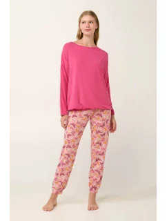 Vamp - Dámske pyžamo Micromodal v ružových odtieňoch 21970 - Vamp