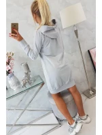 Mikina s kapucňou šedá Mikina s kapucňou šedá