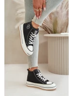 Zateplené Dámské Tenisky Na Platformě Eko Kůže Big Star model 21669602 Černé - Big Star Shoes