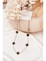 Nerezový řetízek Zlatavě-černý Nerezový řetízek Zlatavě-černý