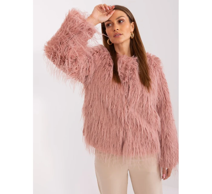 Bunda AT KR 2359.96P tmavo ružová