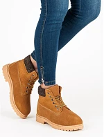 Dámske kožené traperky 37211C - Walkman shoes