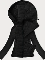 Dámska prešívaná zmesová bunda J Style Black (16M9226-392)