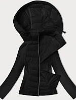 Dámska prešívaná zmesová bunda J Style Black (16M9226-392)