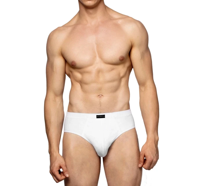 Pánske nohavičky 3 pack 006 white - Atlantic