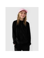Dívčí velurová mikina s kapucí Junior model 21907483 - 4F