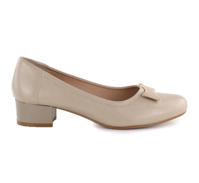 Dámske béžové lodičky Jezzi 200-15