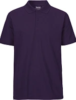 Neutral O 20080 Pánske polo tričko z bio bavlny 77.2080 fialové