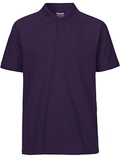 O Pánské piqué polo z bio bavlny purple model 22503733 - Neutral