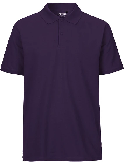 Neutral O 20080 Pánske polo tričko z bio bavlny 77.2080 fialové Neutral O 20080 Pánske polo tričko z bio bavlny 77.2080 fialové