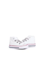 Dětské Tenisky Se Zirkony Bílé Smile Dětské Tenisky Se Zirkony Bílé Smile