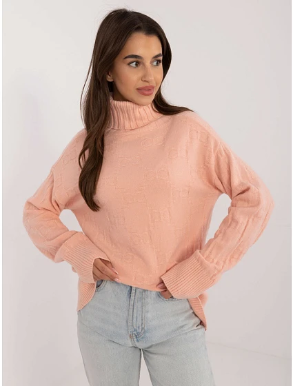 Sweter AT SW  brzoskwiniowy model 20459085 - FPrice