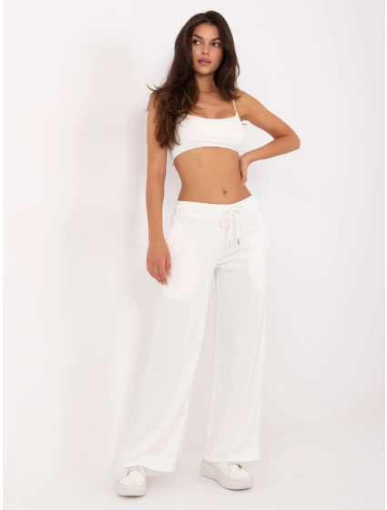 Spodnie RV DR model 21295476 ecru - FPrice