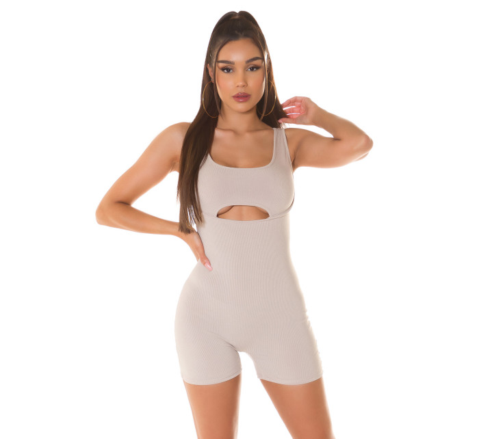 Sexy Koucla Mini Basic Overall with Cut Out