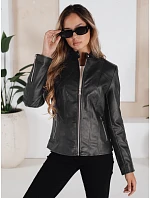 Dámská kožená bunda model 22069773 černá - FashionStreet Dámská kožená bunda model 22069773 černá - FashionStreet