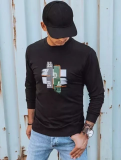 Pánská mikina s potiskem černá Dstreet model 21966016 - FashionStreet