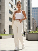 Jeansy damskie stan beżowe model 22092250 - FashionStreet Jeansy damskie stan beżowe model 22092250 - FashionStreet