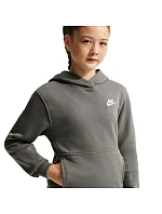 Detská mikina Nike Sportswear Club Fleece, sivá, FD3000 289 Detská mikina Nike Sportswear Club Fleece, sivá, FD3000 289
