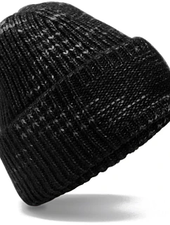Beechfield B 330R Pletená čiapka s nášivkou „Chunky Knit“ 53.330R midnight haze