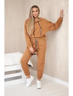 Bavlnená mikina s kapucňou + ťavie nohavice Bavlnená mikina s kapucňou + ťavie nohavice