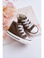 Dětské Vysoké Tenisky Khaki Filemon