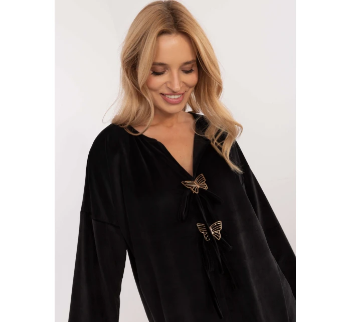 Blúzka DHJ BZ 19916.03P čierna