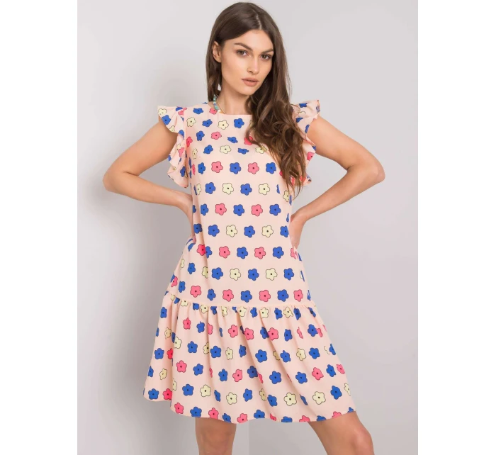 Šaty LK SK model 15440614 světle růžová - FPrice Šaty LK SK model 15440614 světle růžová - FPrice