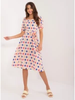 Šaty LK SK 509677.01X broskyňová