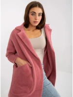 Dámsky kabát MBM PL 1521.97P tmavoružová - FPrice Dámsky kabát MBM PL 1521.97P tmavoružová - FPrice