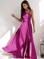 Dlhé šaty 001420 fuchsiová - With You