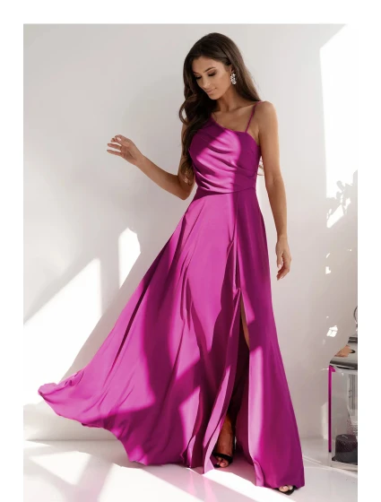 Dlouhé šaty model 21722975 fuchsiové - With You