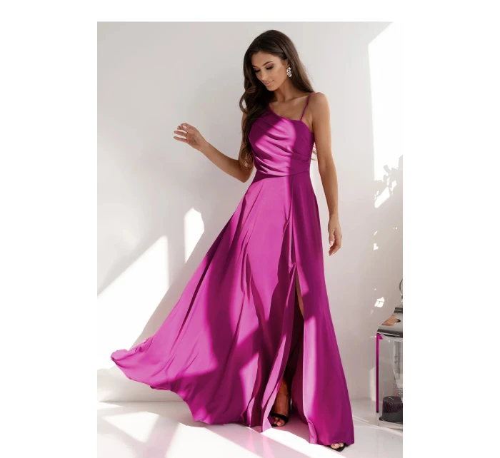 Dlouhé šaty model 21722975 fuchsiové - With You