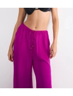 Summer Satin Trousers - RED - TRIUMPH RED - TRIUMPH