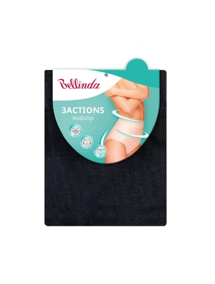 Formujúce nohavičky 3ACTIONS MIDISLIP - Bellinda - čierna