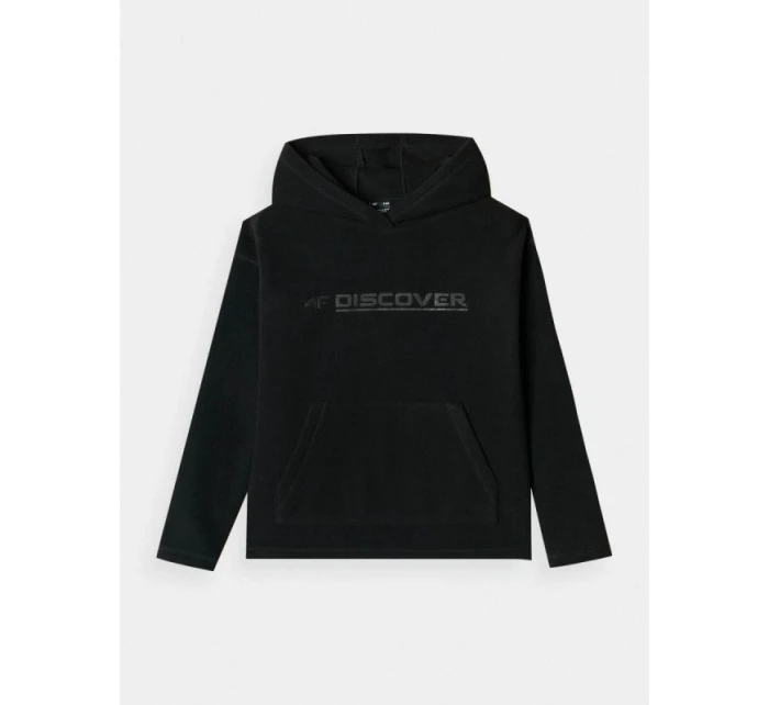 Chlapčenská fleecová mikina s kapucňou 4F Junior 4FJWAW24TFLEM213-20S