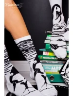 Skarpetki Rainbow Socks W Motywy Zwierzęce Orka Pingwin Czarno-Białe 2 Pary