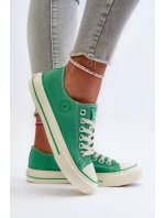 Niskie Trampki Damskie Big Star NN274268 Zielone