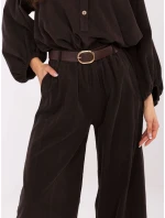 Spodnie IT SP model 21722835 ciemny brązowy - FPrice Spodnie IT SP model 21722835 ciemny brązowy - FPrice