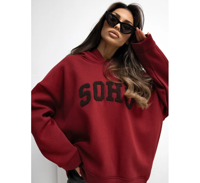 Bluza RV BL model 21777704 bordowy - FPrice Bluza RV BL model 21777704 bordowy - FPrice