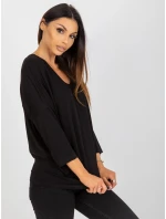 Bluzka RV BZ model 18496706 czarny - FPrice Bluzka RV BZ model 18496706 czarny - FPrice